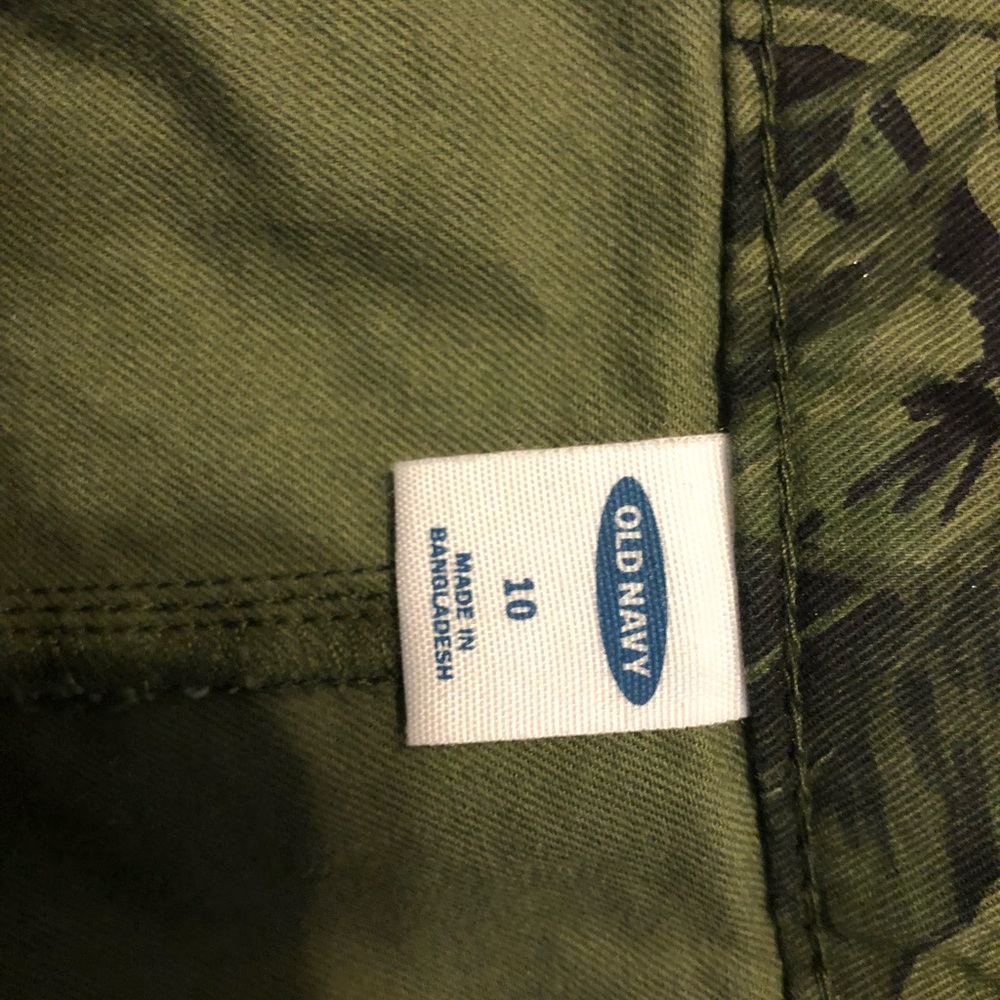 Green shorts